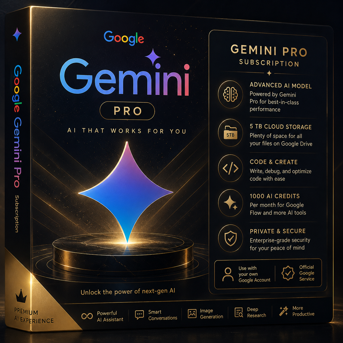 Gemini Pro 1 Year