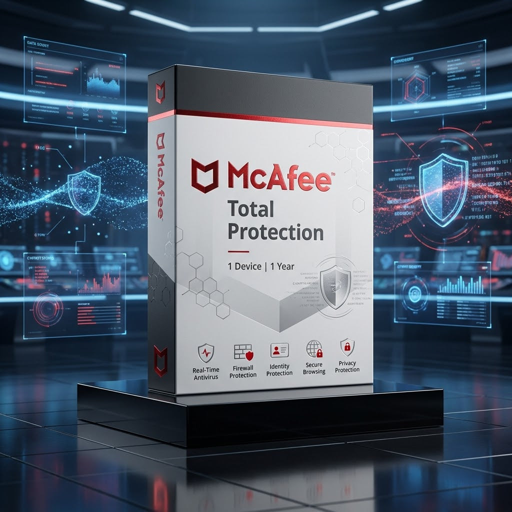 McAfee Total Protection 1 Device | 1 Year